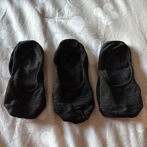 NWOT Black No-Show Socks